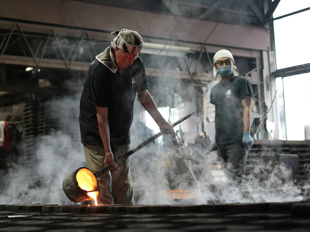 Authentic Japanese Cast Iron Paperweight • Owl Desk Decor - Image 6