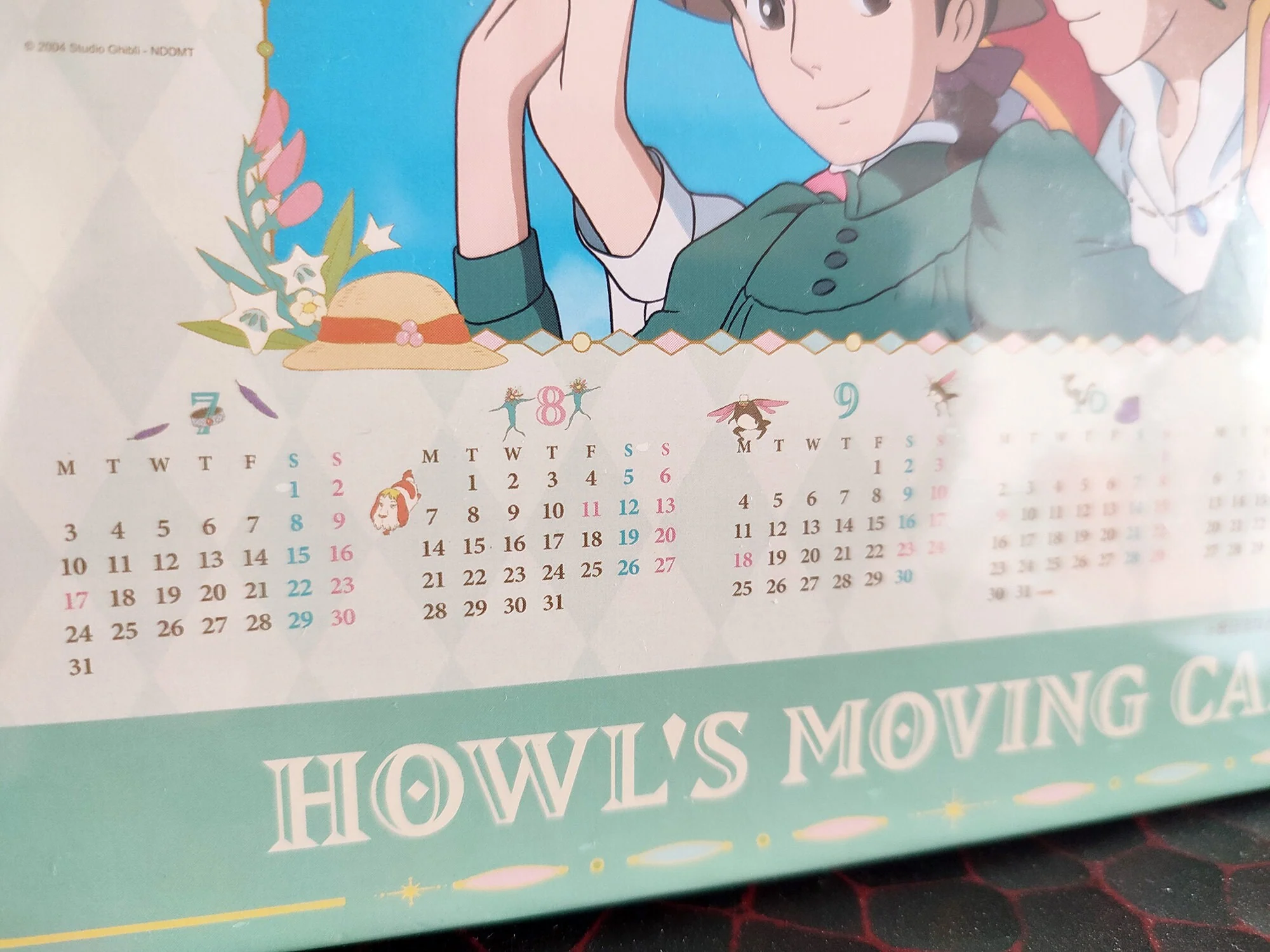Official Ghibli Puzzle/Calendar 2023 • Howls Moving Castle Interior Home Decor/Wall Hanging • Studio Ghibli Gift • 1000 pieces - Image 5