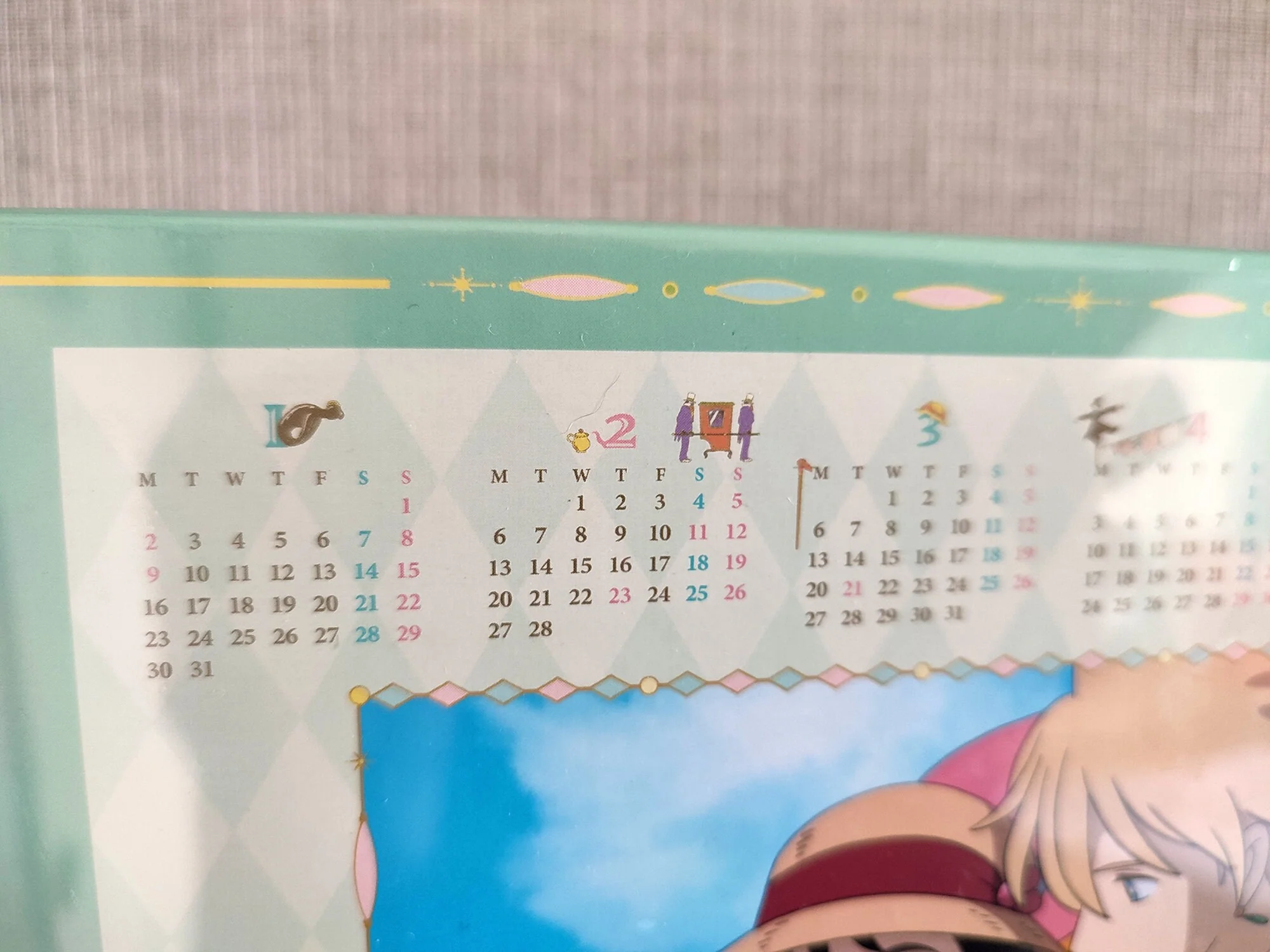 Official Ghibli Puzzle/Calendar 2023 • Howls Moving Castle Interior Home Decor/Wall Hanging • Studio Ghibli Gift • 1000 pieces - Image 6