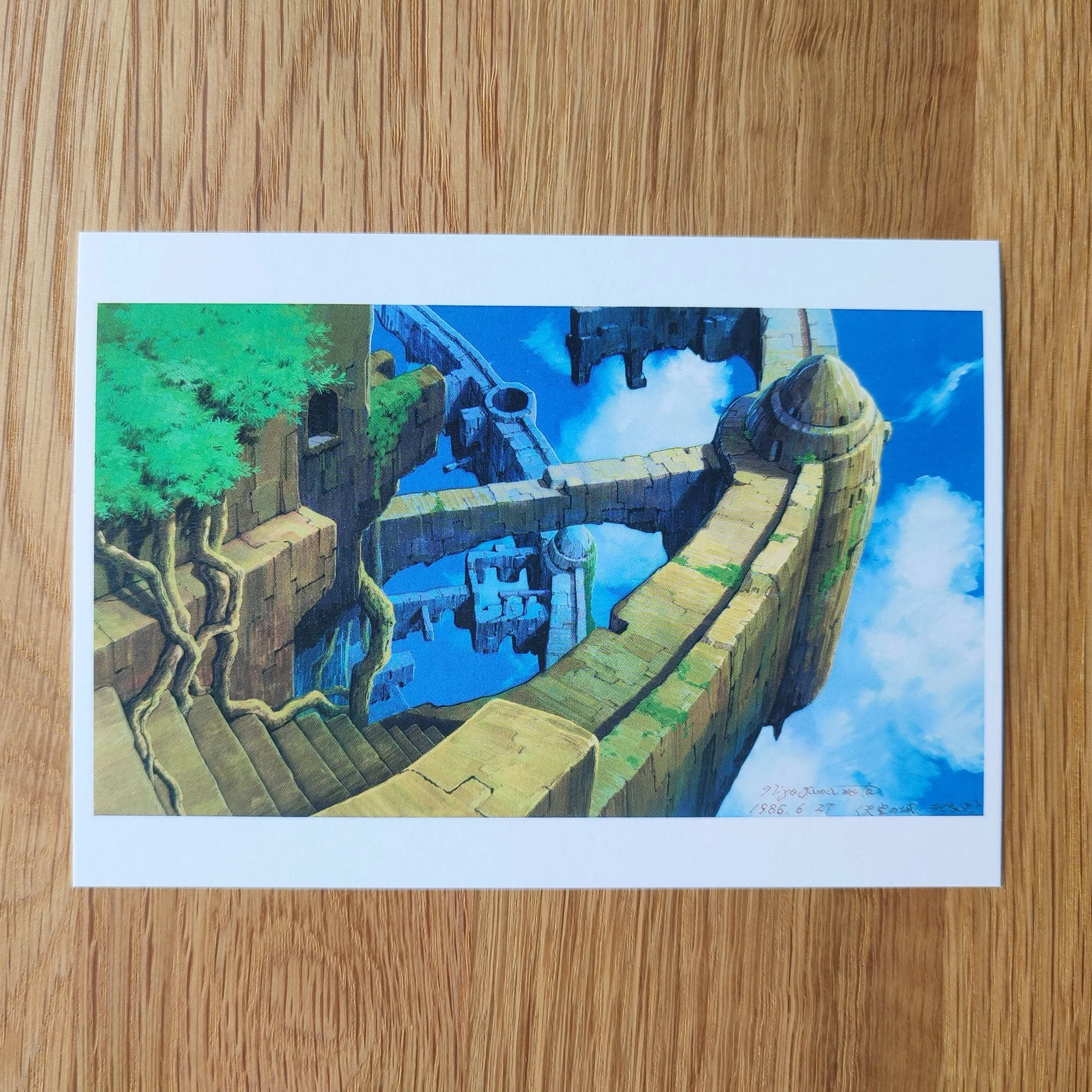 Laputa Castle in the Sky Wall Decor + Postcard • Ghibli Exhibition Exclusive - Image 8