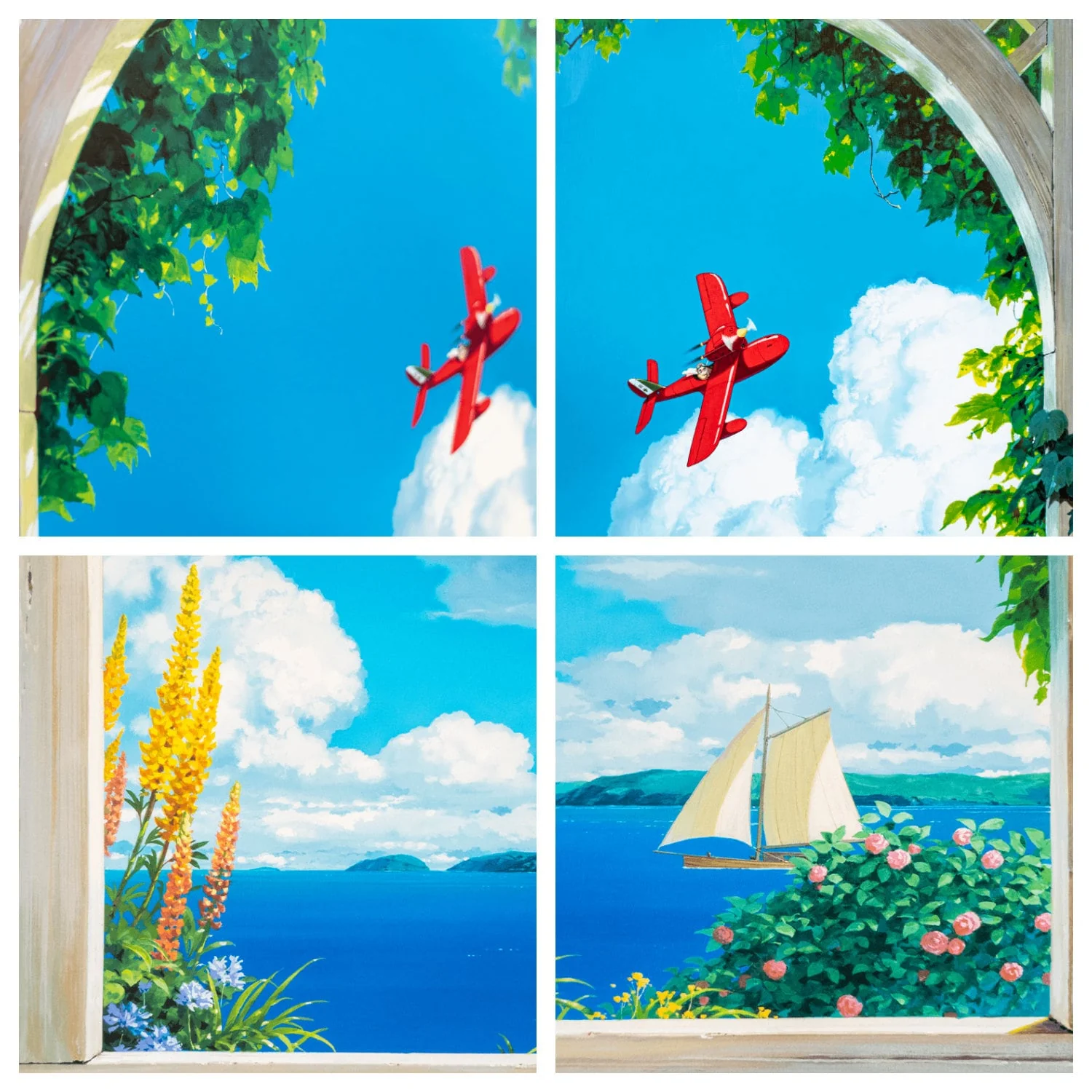 Porco Rosso Wall Art/Window Picture • Ghibli Museum Exclusive - Image 4