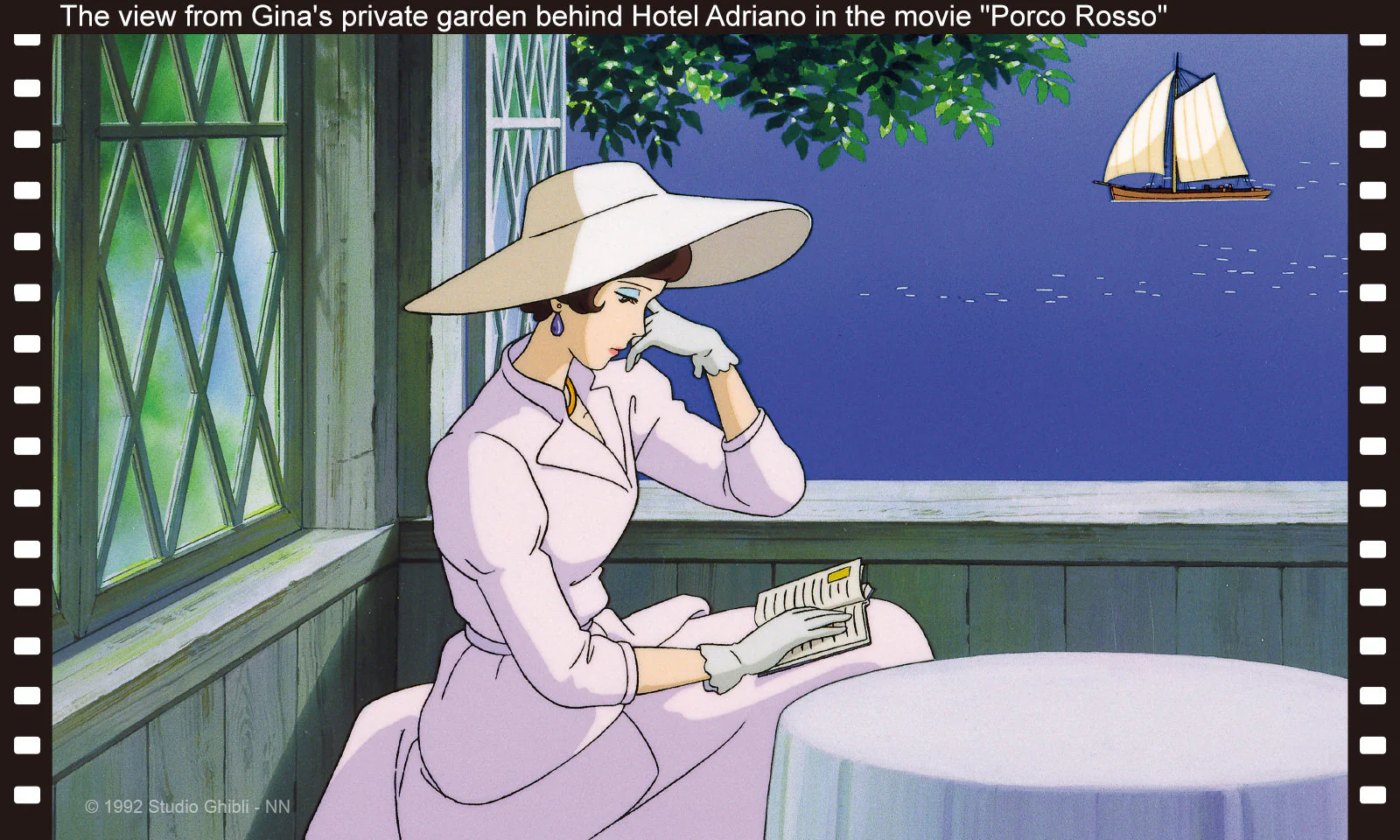 Porco Rosso Wall Art/Window Picture • Ghibli Museum Exclusive - Image 5