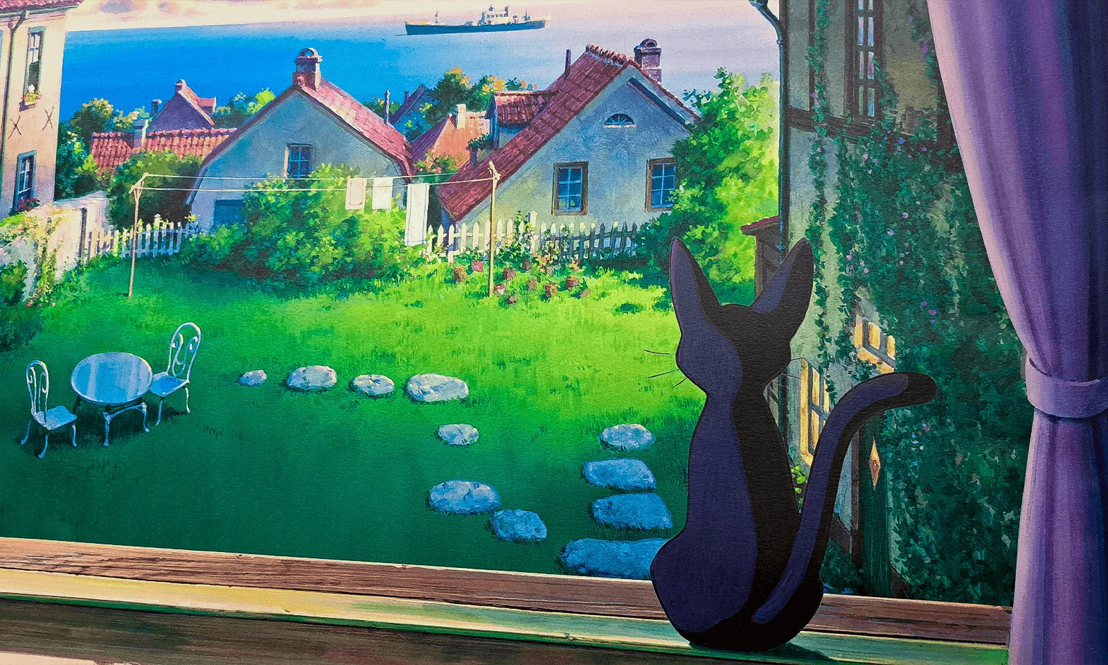 Kikis Delivery Service Wall Art/Window Picture • Ghibli Museum Exclusive - Image 3