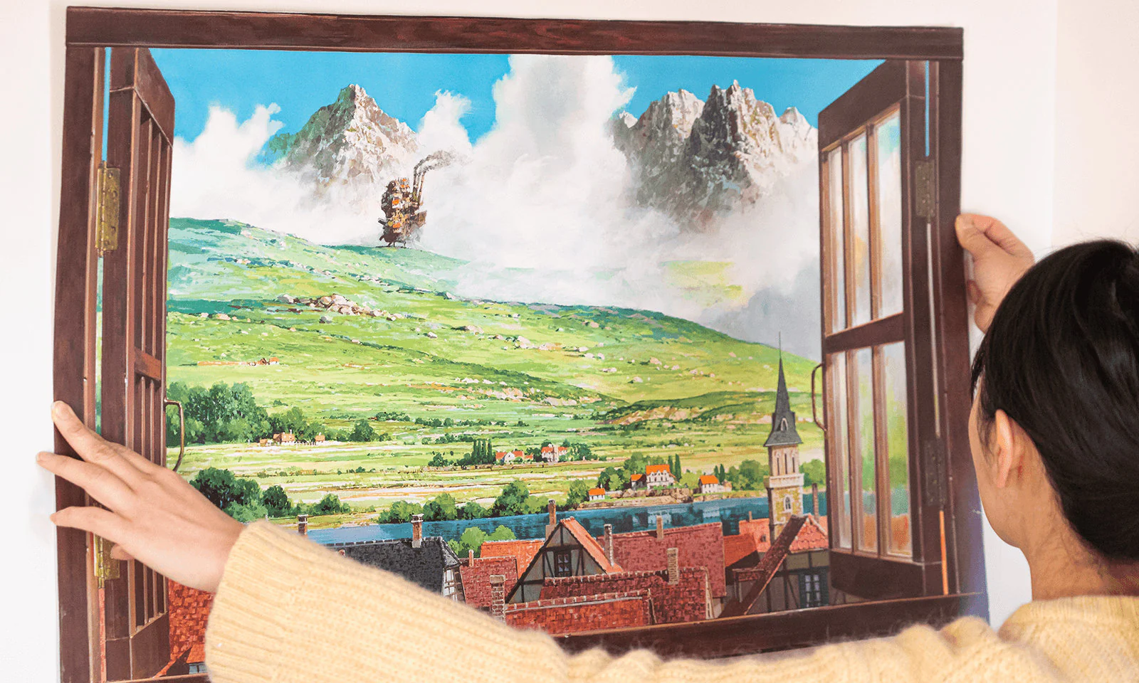 Official Ghibli Howls Moving Castle Wall Art/Window Picture • Ghibli Museum Exclusive - Image 10