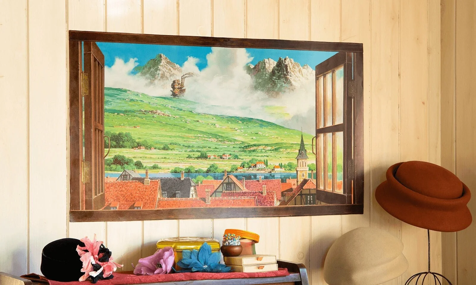 Official Ghibli Howls Moving Castle Wall Art/Window Picture • Ghibli Museum Exclusive - Image 11