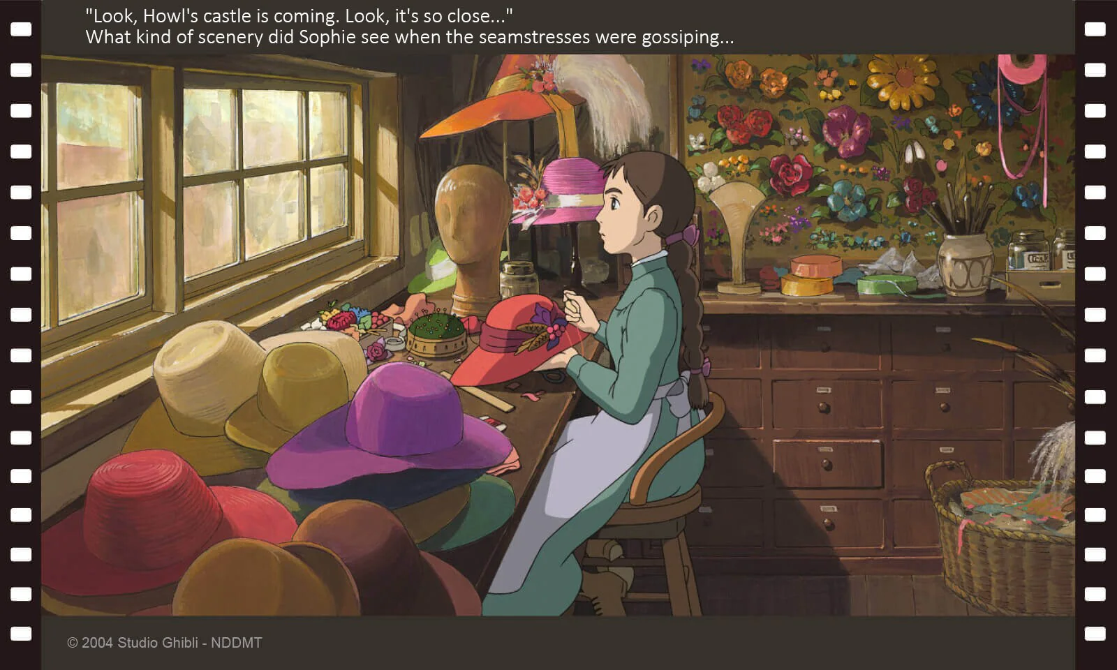 Official Ghibli Howls Moving Castle Wall Art/Window Picture • Ghibli Museum Exclusive - Image 6