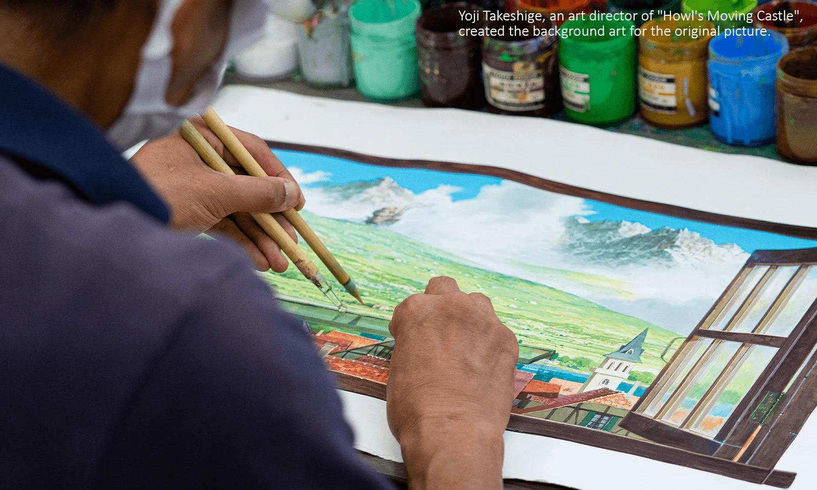 Official Ghibli Howls Moving Castle Wall Art/Window Picture • Ghibli Museum Exclusive - Image 8