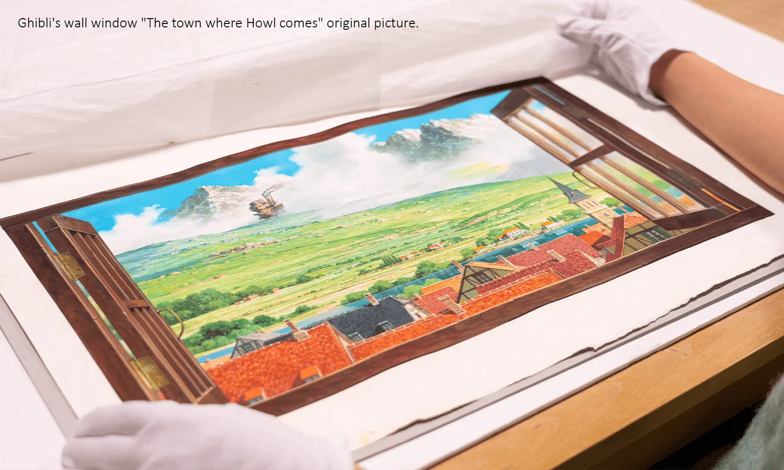 Official Ghibli Howls Moving Castle Wall Art/Window Picture • Ghibli Museum Exclusive - Image 9