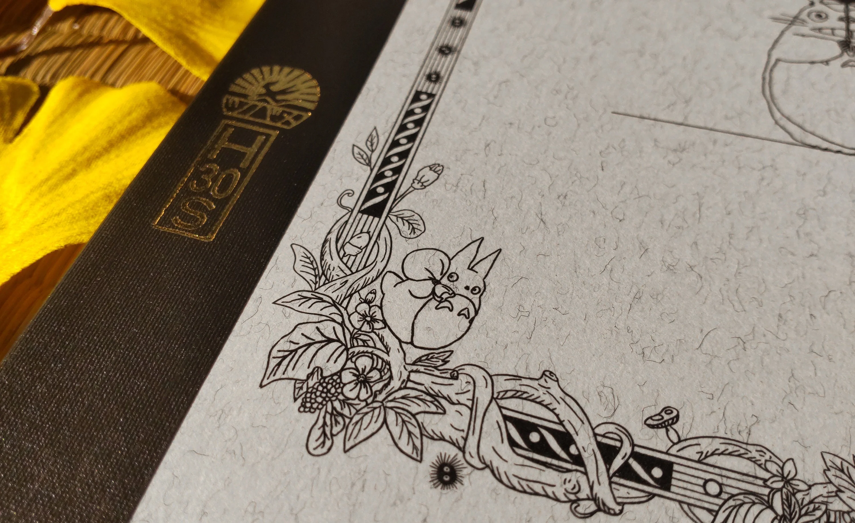 Official Ghibli Totoro, Nausicaa Notebook/Sketchbook/Notepad/Writing pad •  Nausicaä of Valley of the Wind Anime Stationery - Image 3