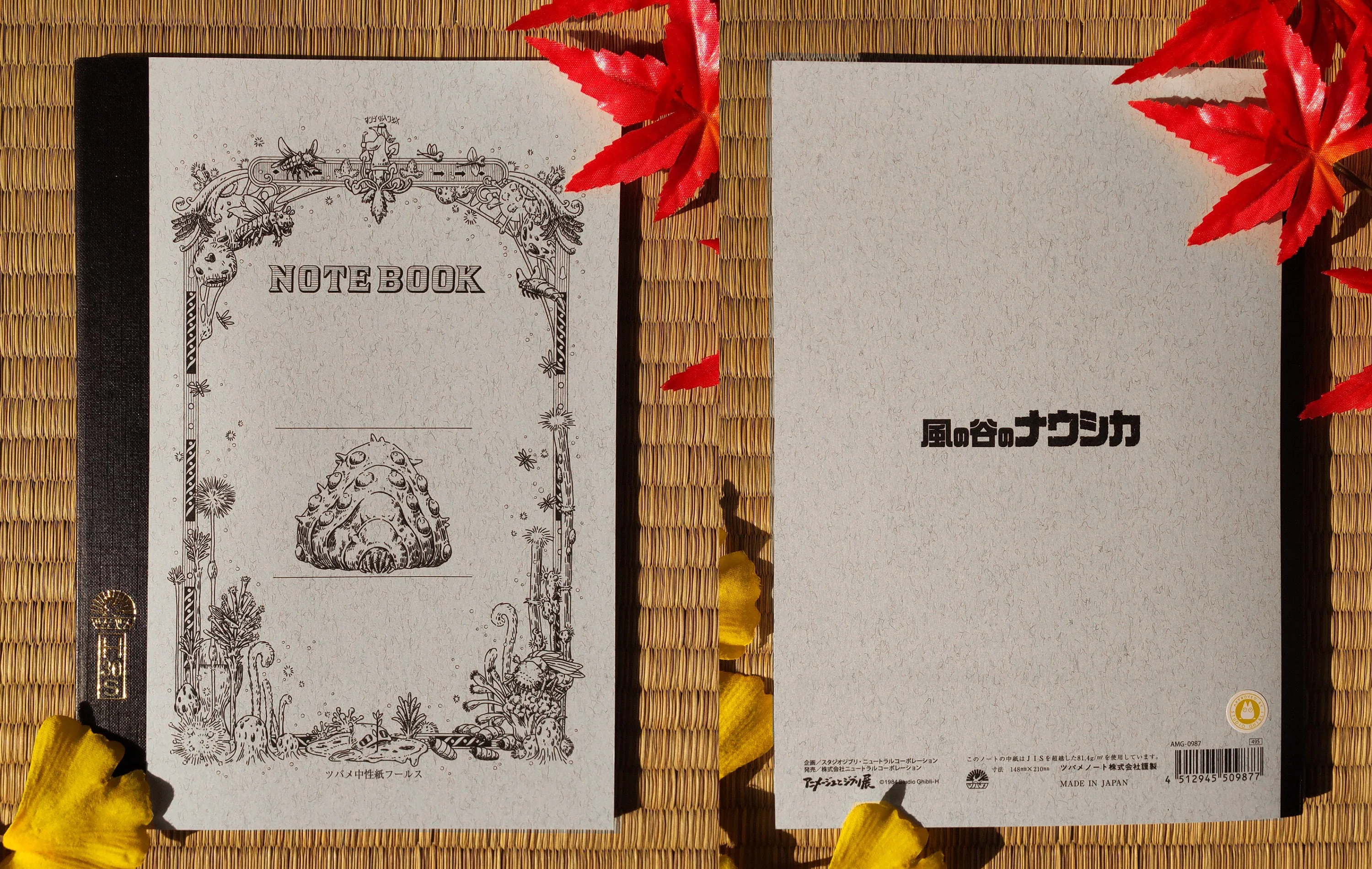 Official Ghibli Totoro, Nausicaa Notebook/Sketchbook/Notepad/Writing pad •  Nausicaä of Valley of the Wind Anime Stationery - Image 7