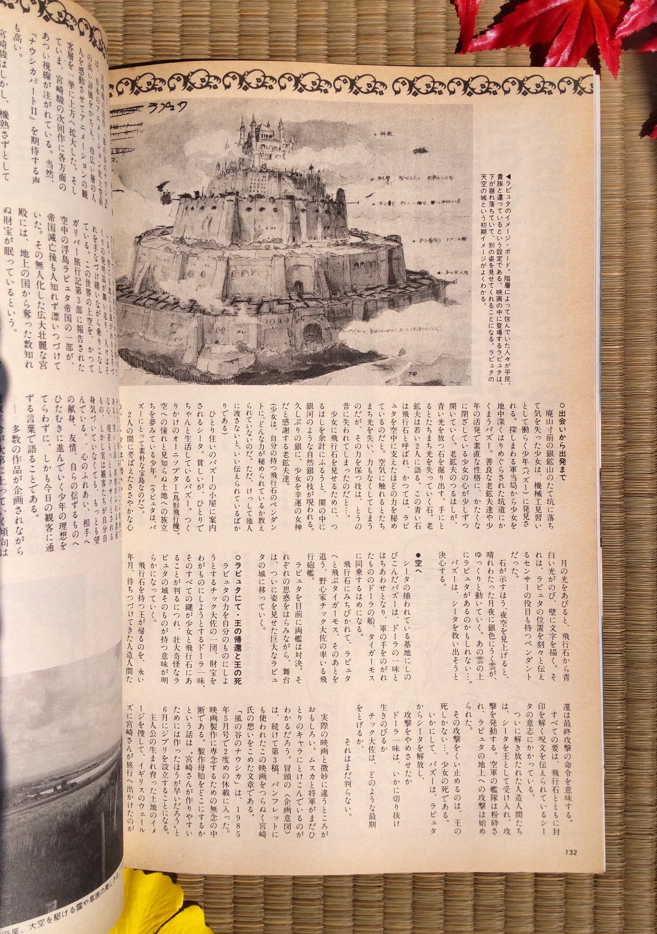 Ghibli Studio Laputa Vintage Artbook • Laputa Castle in the Sky "Roman Album" • Japanese Anime Painting Art Book - Image 7