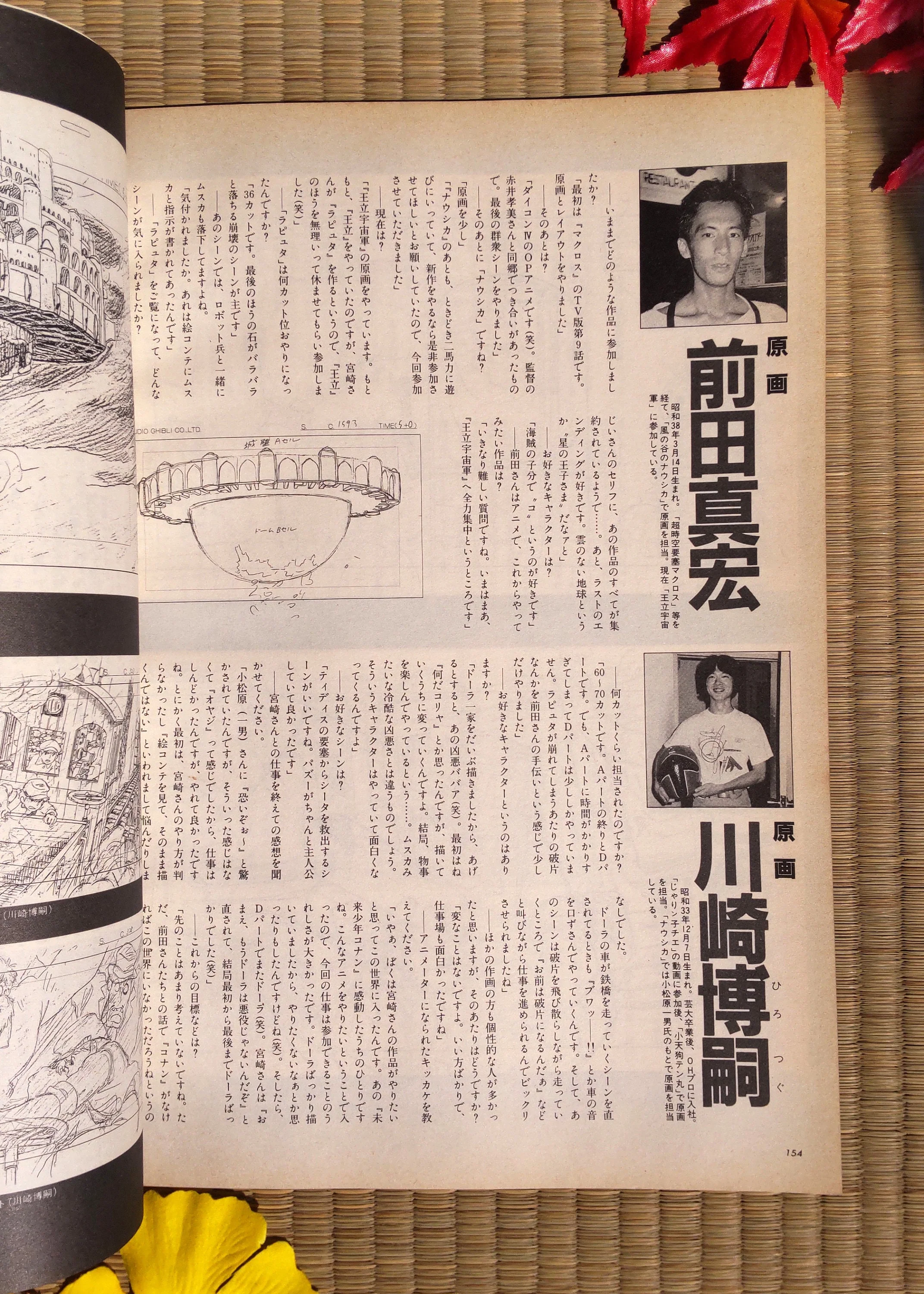 Ghibli Studio Laputa Vintage Artbook • Laputa Castle in the Sky "Roman Album" • Japanese Anime Painting Art Book - Image 9