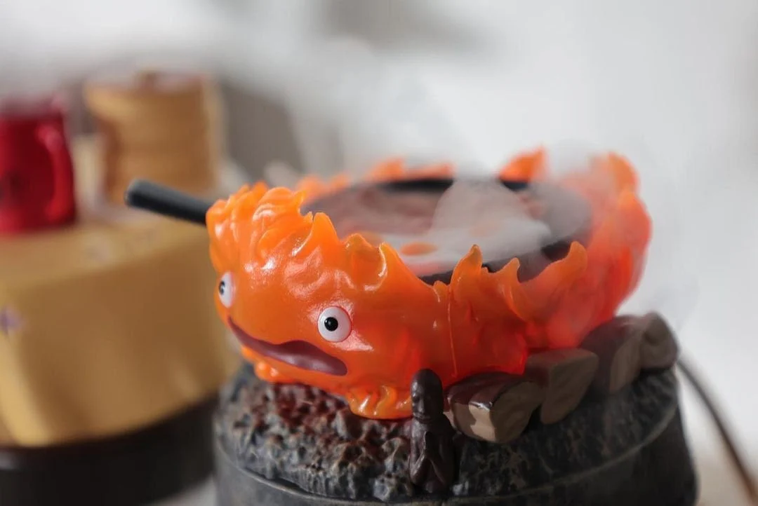 Official Ghibli Calcifer Humidifier • Howls Moving Castle Figure/Home Decor/Mister/Steamer - Image 3