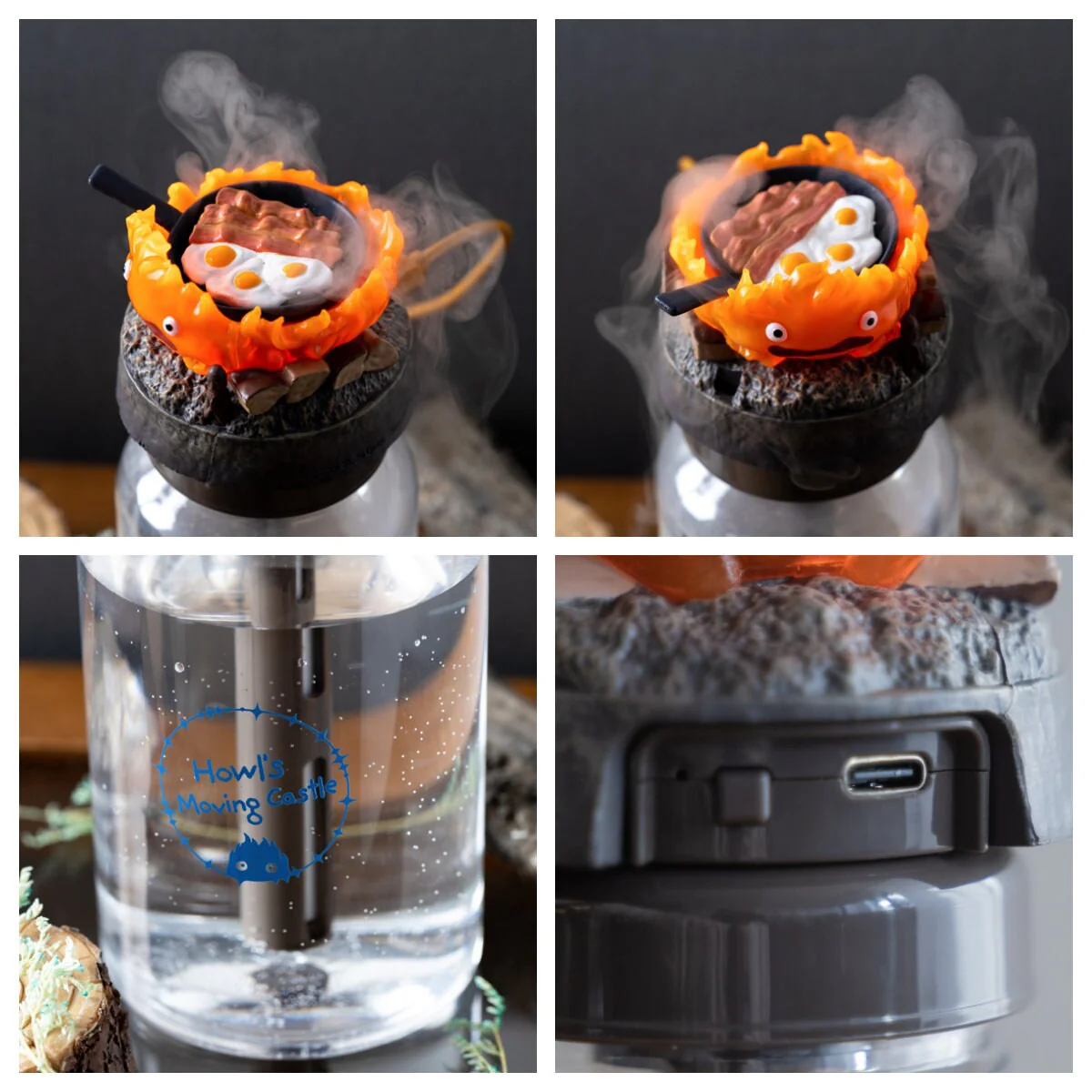 Official Ghibli Calcifer Humidifier • Howls Moving Castle Figure/Home Decor/Mister/Steamer - Image 6