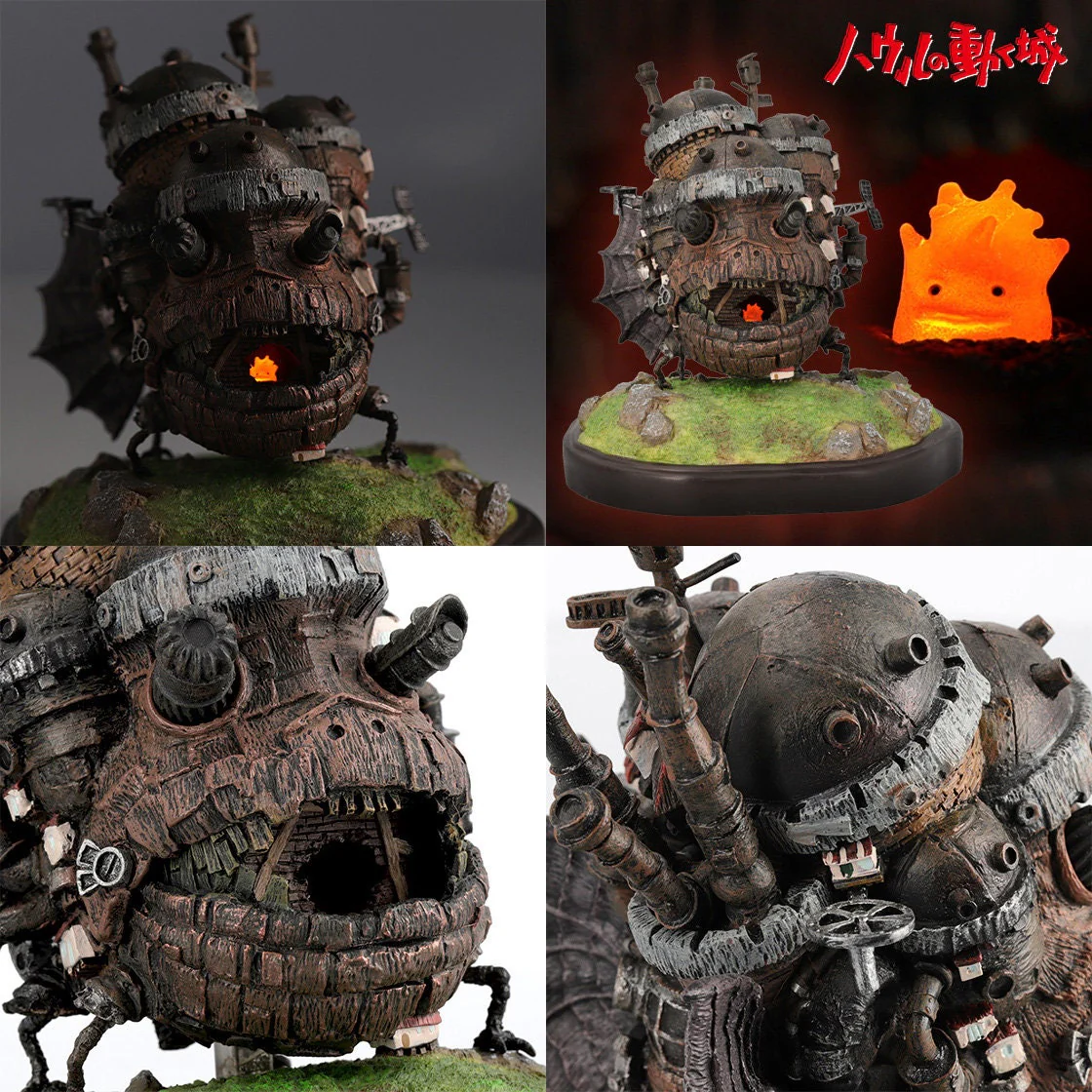 Official Ghibli Howl's Moving Castle Light Up Diorama • Figure/Home Decor/Interior Design with Calcifer - Image 7