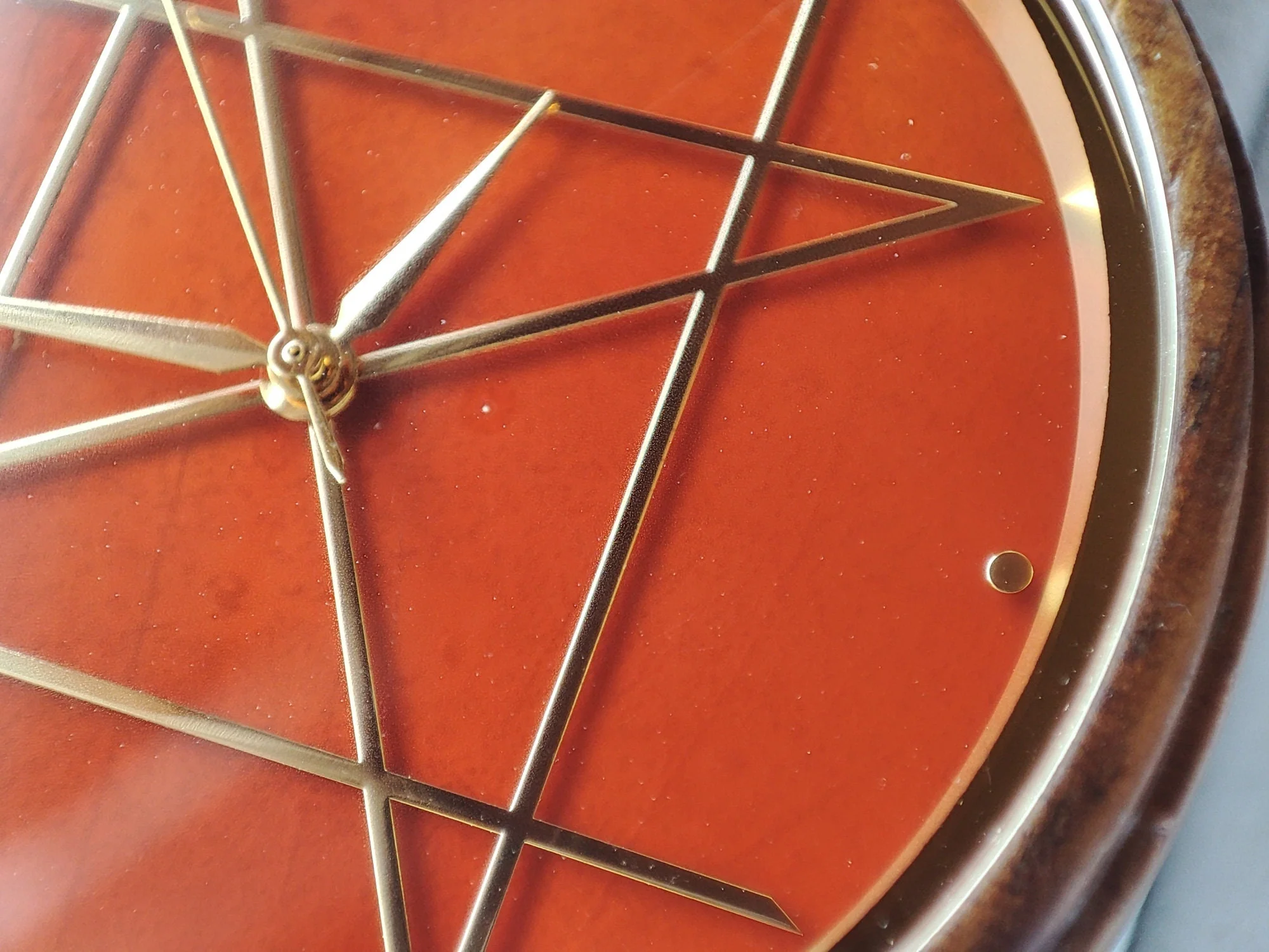 Japanese Handmade Wrist Watch "NOZ" • Made of Carnelian, Zebra Wood • Swiss Movement - Image 5