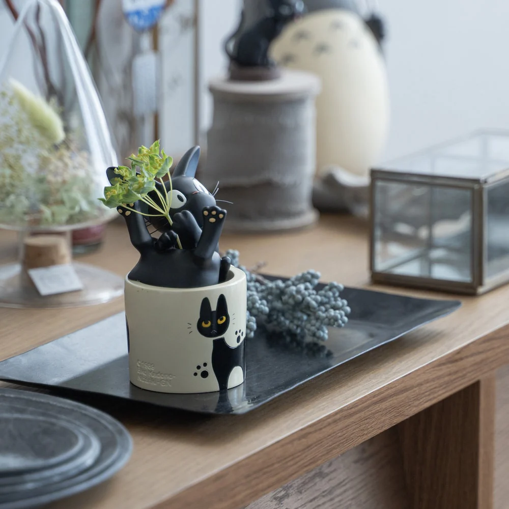 Official Ghibli Kikis Delivery Service Figure/Vase with Jiji Cat - Image 6