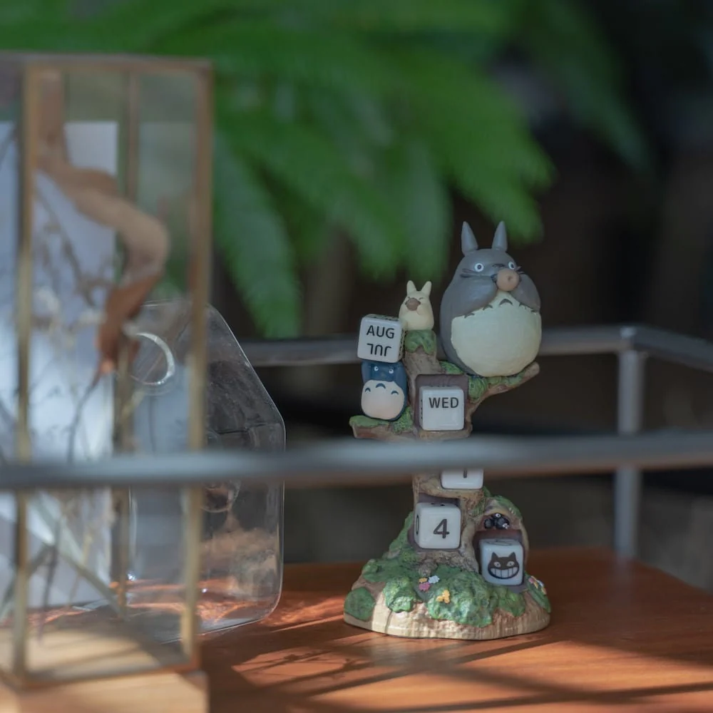 Official Studio Ghibli Totoro Perpetual Calendar with Dice • My Neighbor Totoro Figure/Home Decor/Diorama - Image 8