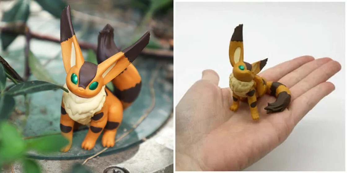 Official Ghibli Fox-Squirrel Teto Figure Set of 6 • Nausicaa, Laputa Figurine/Home Decor - Image 5