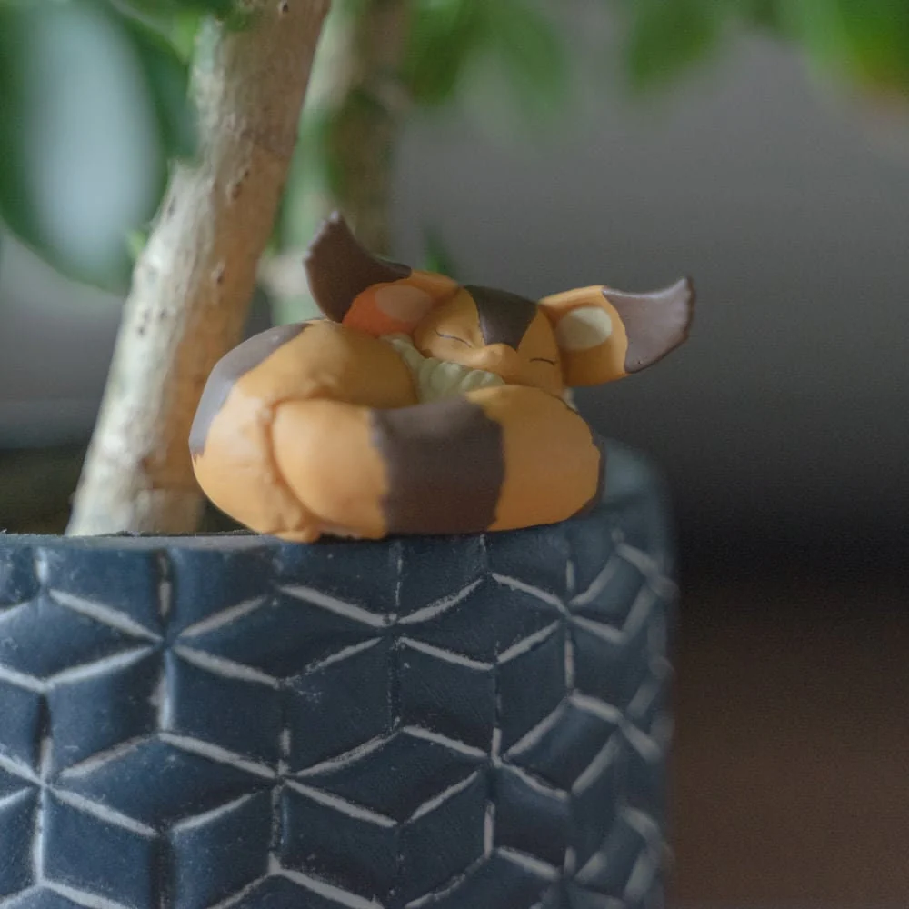 Official Ghibli Fox-Squirrel Teto Figure Set of 6 • Nausicaa, Laputa Figurine/Home Decor - Image 6