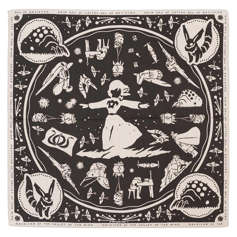 Nausicaa of the Valley of the Wind Tapestry/Bandana/Handkerchief • Ghibli Exhibition Exclusive - Image 7