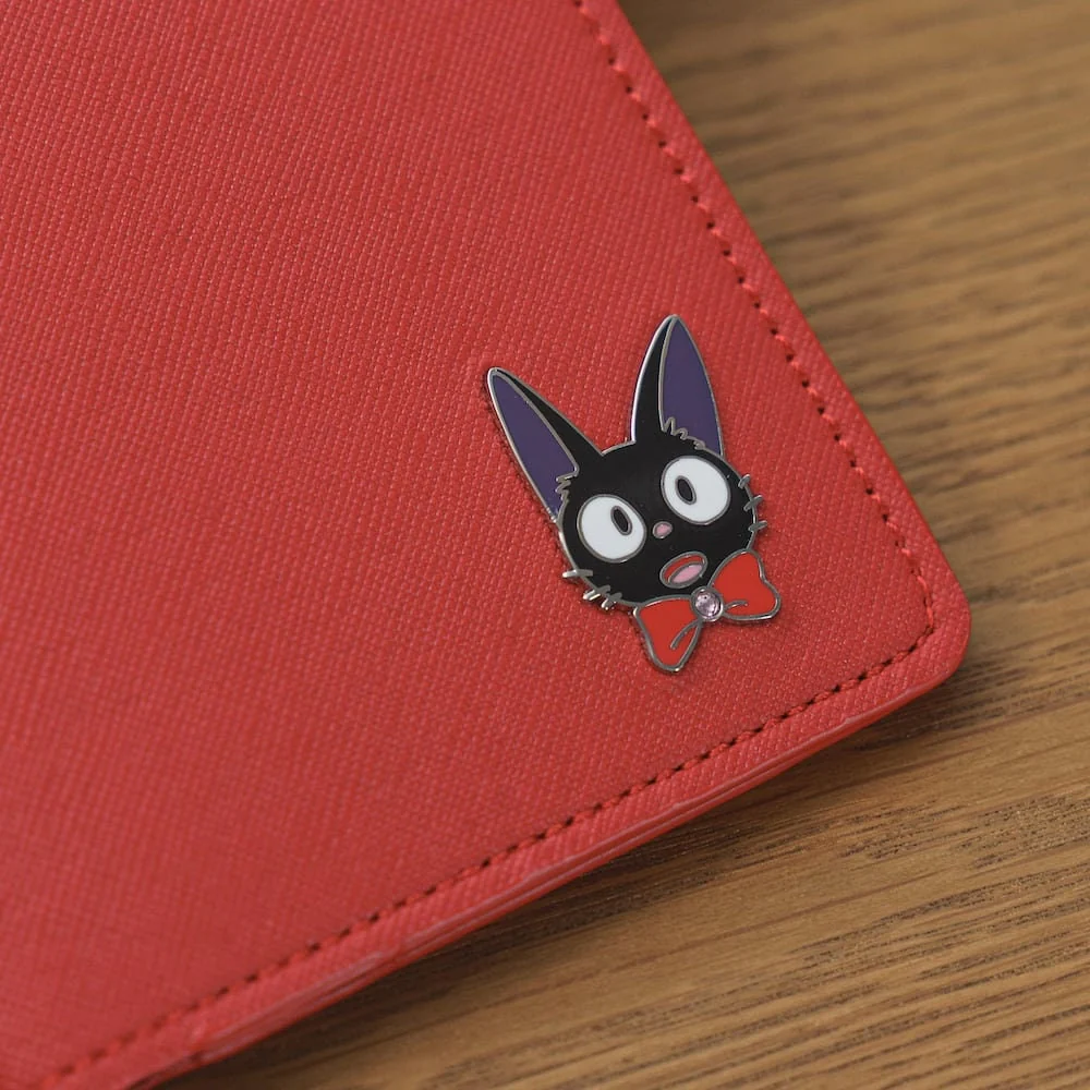 Official Ghibli Kikis Delivery Service Passport Cover/Card Case with Jiji Cat - Image 3