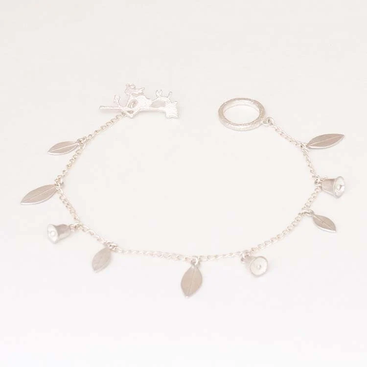 Official Ghibli Kikis Delivery Service Silver Bracelet • Japanese Handmade Jewelry • Ghibli Museum Exclusive - Image 4