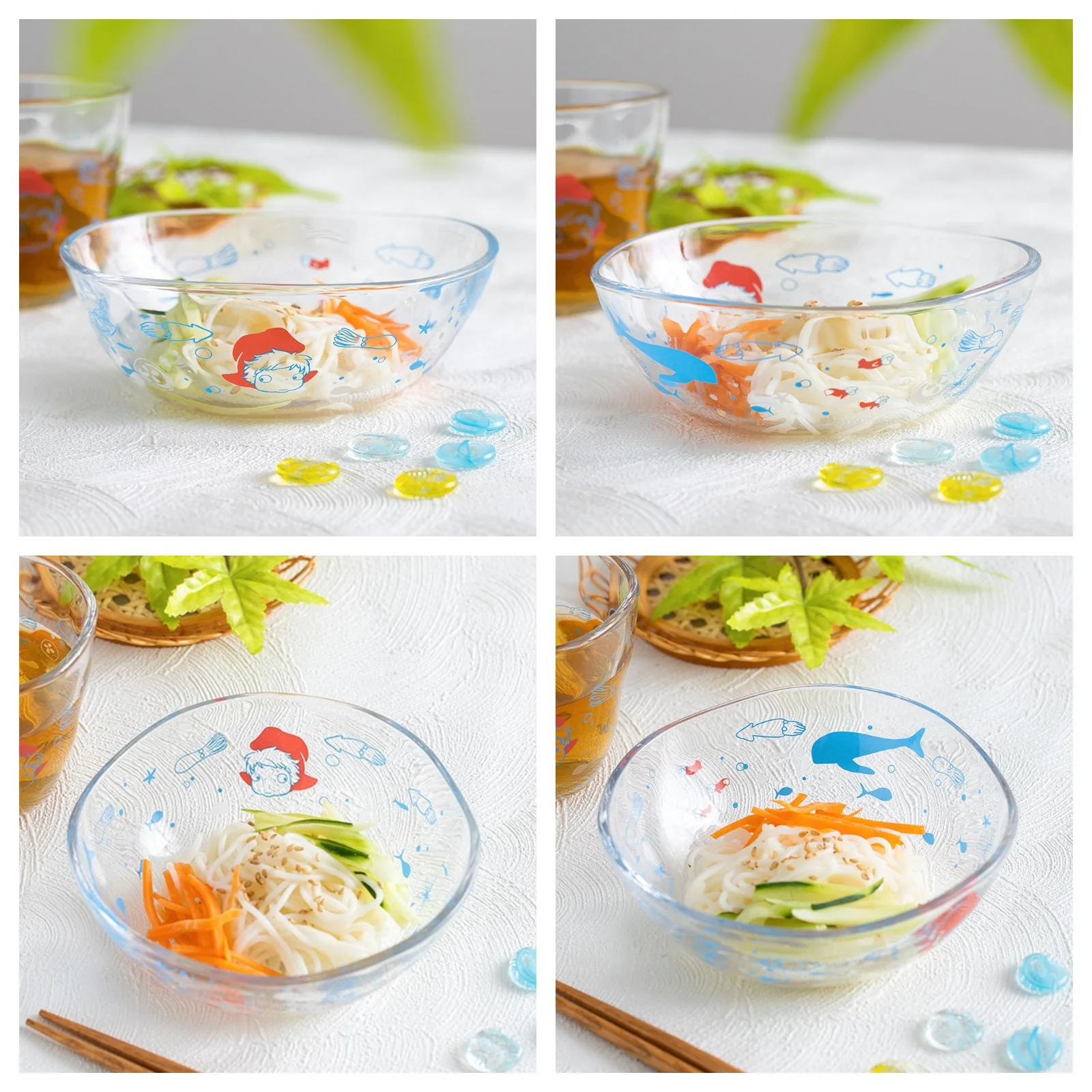 Official Ghibli Ponyo, Totoro Small Bowl/Dish • My Neighbor Totoro, Ponyo on the Cliff Soup/Salad/Noodle Bowl - Image 3