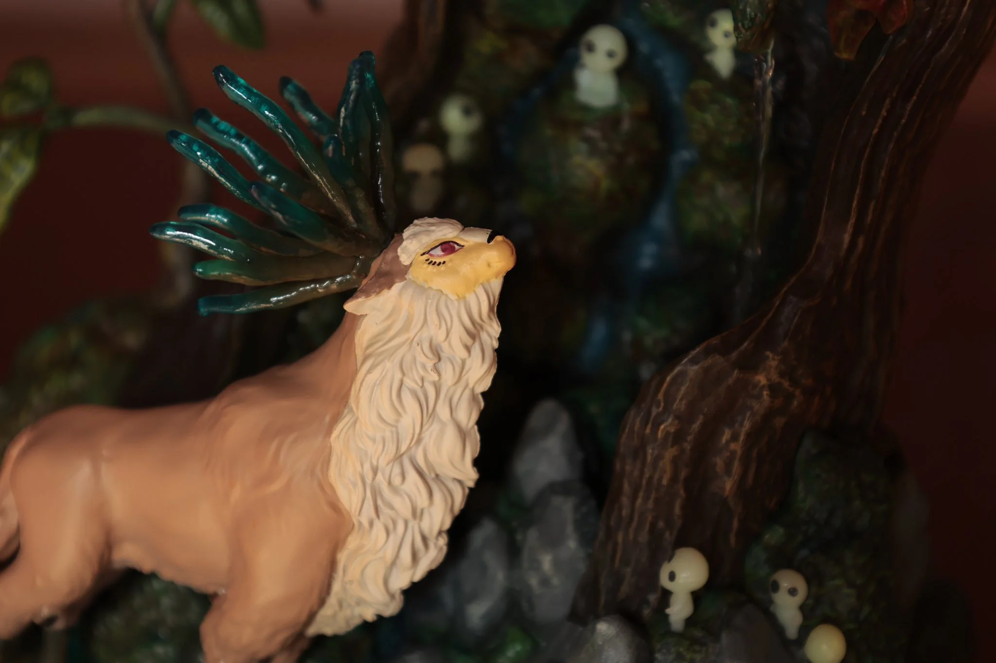 Official Ghibli Princess Mononoke Water Garden • Forest Spirit Bonsai Diorama Fountain • Donguri Exclusive - Image 4