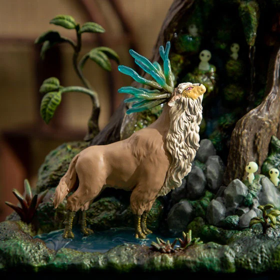 Official Ghibli Princess Mononoke Water Garden • Forest Spirit Bonsai Diorama Fountain • Donguri Exclusive - Image 6