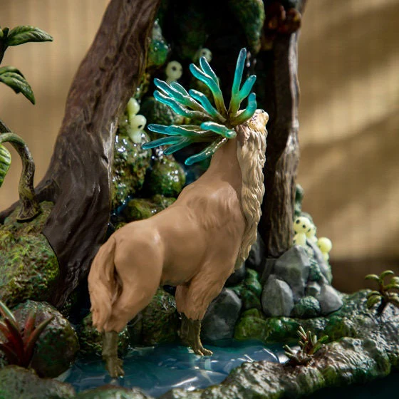 Official Ghibli Princess Mononoke Water Garden • Forest Spirit Bonsai Diorama Fountain • Donguri Exclusive - Image 7