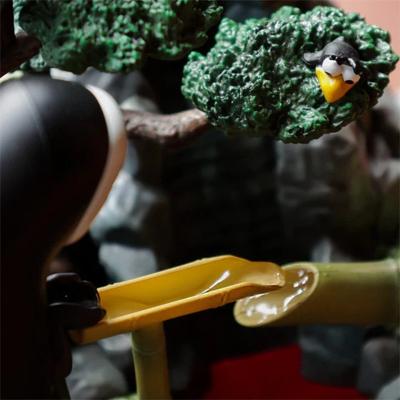 Official Ghibli Spirited Away Water Garden/Fountain • No Face Kaonashi Bonsai Home Decor/Interior Diorama - Image 4