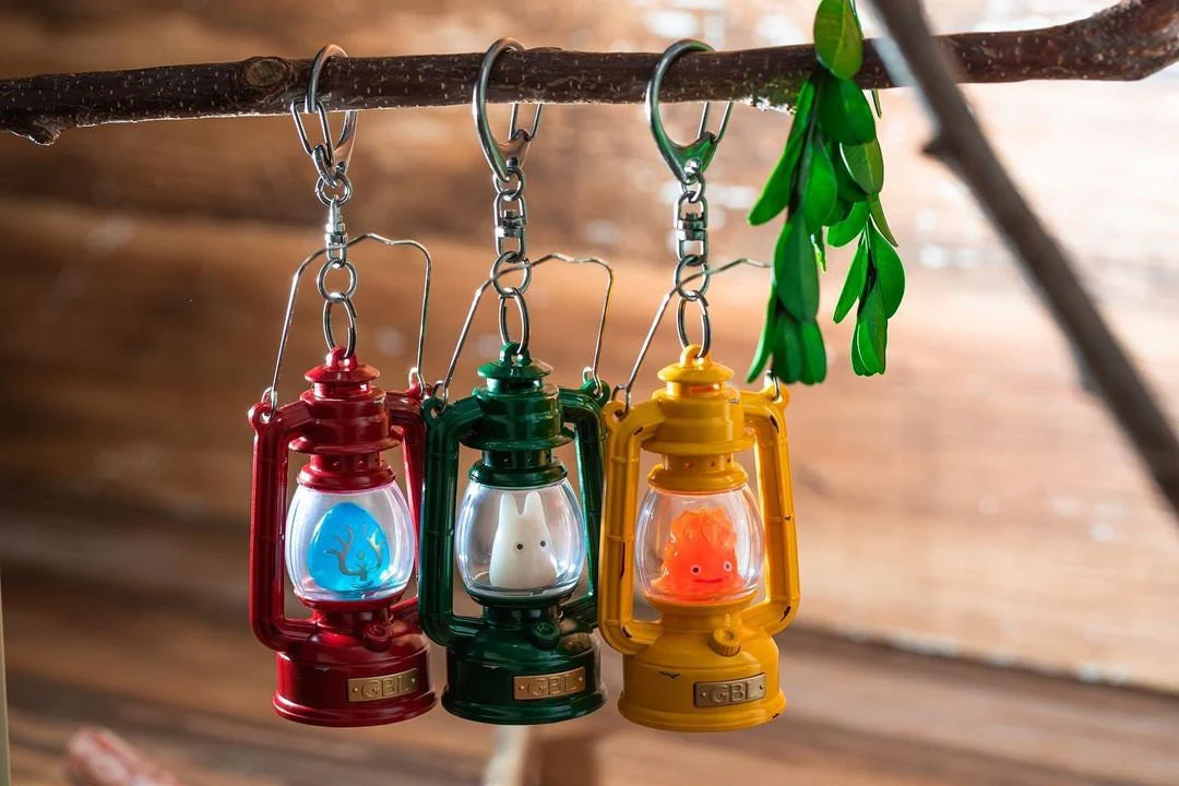Official Ghibli GBL Lantern Keychain/Charm • My Neighbor Totoro, Howl's Moving Castle, Laputa Castle in the Sky - Image 3