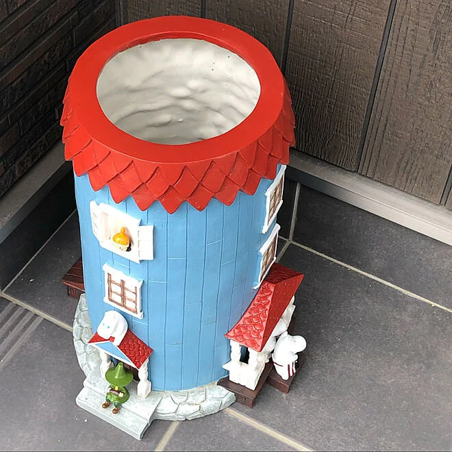 Official Moomin Huge Planter Cover/Stand/Urn • Figure/Figurine/Statue/Home Gardening Decor/Interior Diorama • Moomintroll, Little My - Image 6