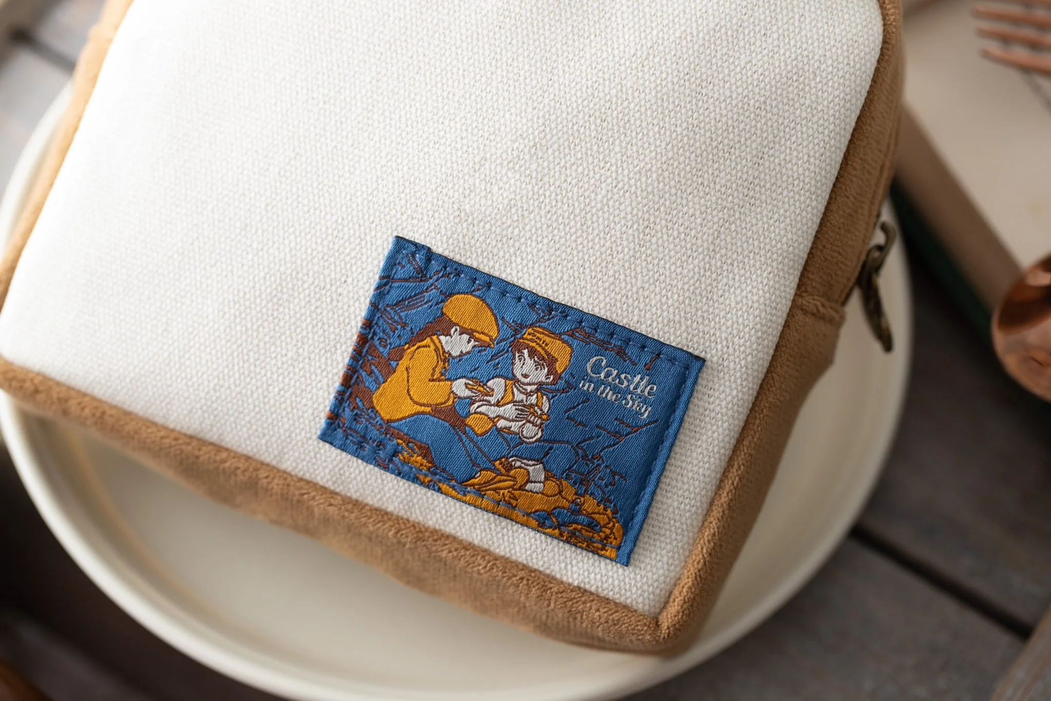 Official Studio Ghibli Laputa Fried Egg Pouch • Castle in the Sky Case - Image 4