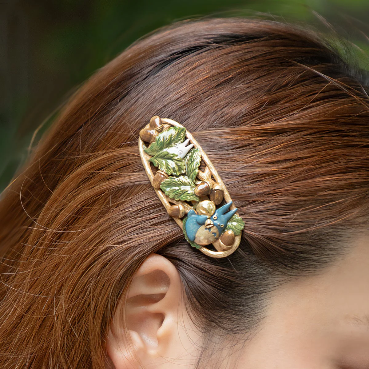 Official Studio Ghibli Totoro Hair Clip • My Neighbor Totoro Barrette • Japanese Handmade Jewelry - Image 5