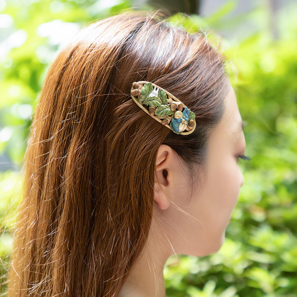 Official Studio Ghibli Totoro Hair Clip • My Neighbor Totoro Barrette • Japanese Handmade Jewelry - Image 6