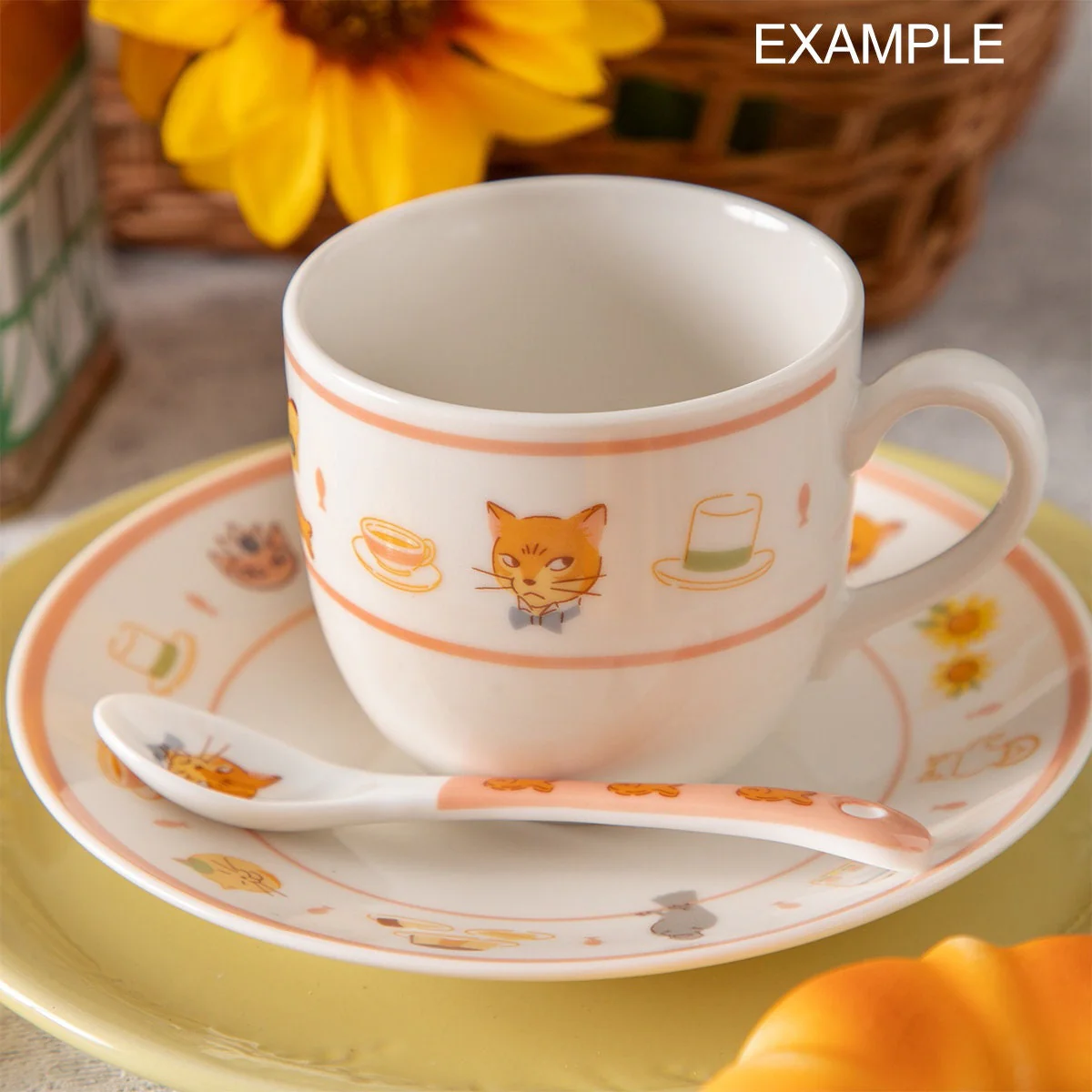 Official Ghibli Baron Tea Cup • Whisper of the Heart, The Cat Returns Mug Cup • Japanese Ceramic Tableware - Image 5