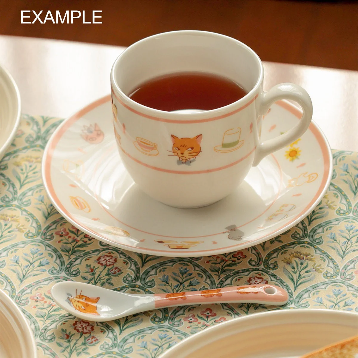 Official Ghibli Baron Tea Cup • Whisper of the Heart, The Cat Returns Mug Cup • Japanese Ceramic Tableware - Image 6