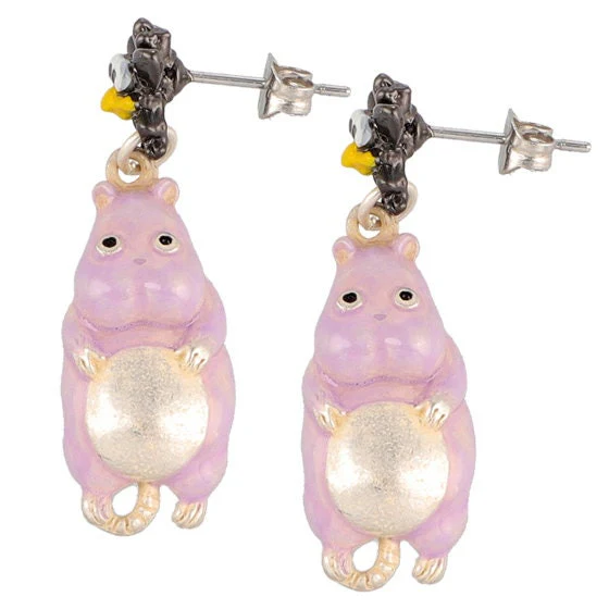 Spirited Away Bo Mouse Earrings • Japanese Handmade Jewelry - Image 3