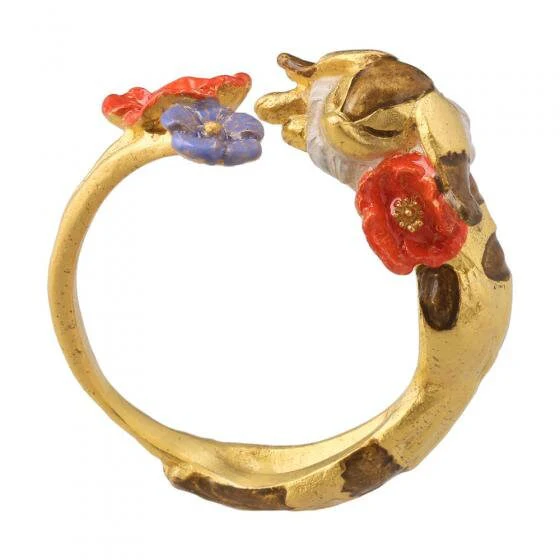 Official Studio Ghibli Fox-Squirrel Ring • Nausicaa, Laputa Ring • Japanese Handmade Jewelry - Image 7