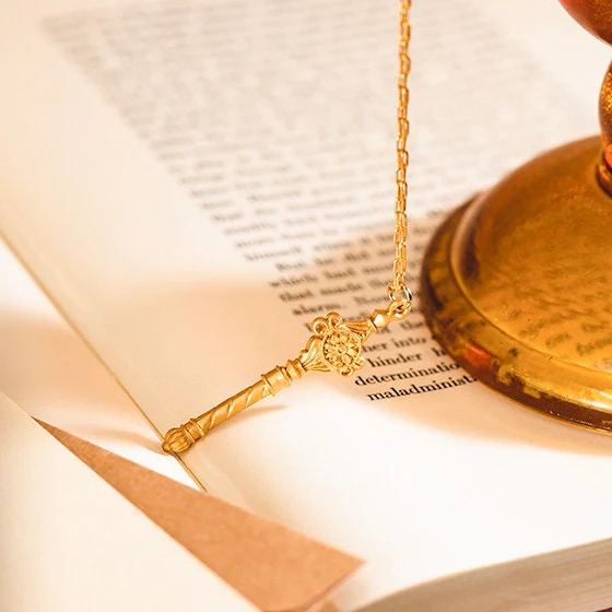 Official Ghibli Howls Moving Castle Necklace • Howl's Room Scepter • Handmade Japanese Jewelry - Image 4