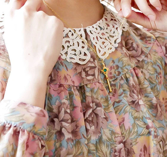 Official Ghibli Howls Moving Castle Necklace • Howl's Room Scepter • Handmade Japanese Jewelry - Image 5