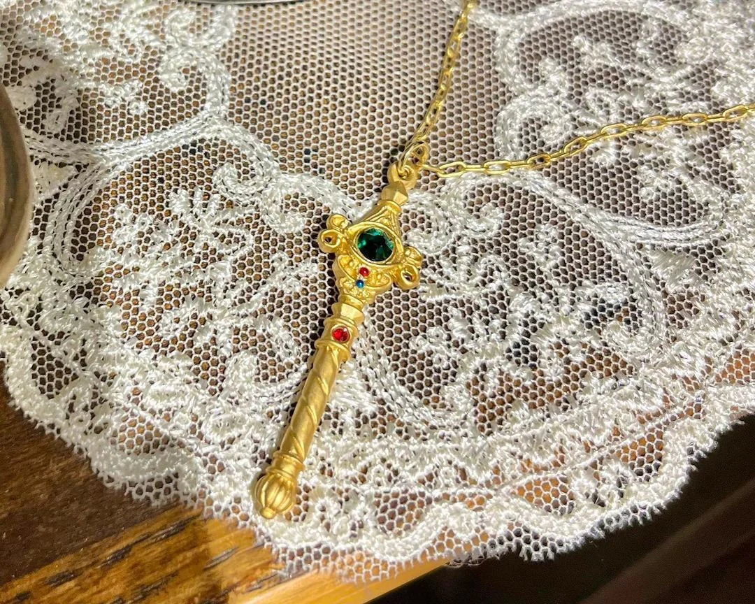 Official Ghibli Howls Moving Castle Necklace • Howl's Room Scepter • Handmade Japanese Jewelry - Image 7