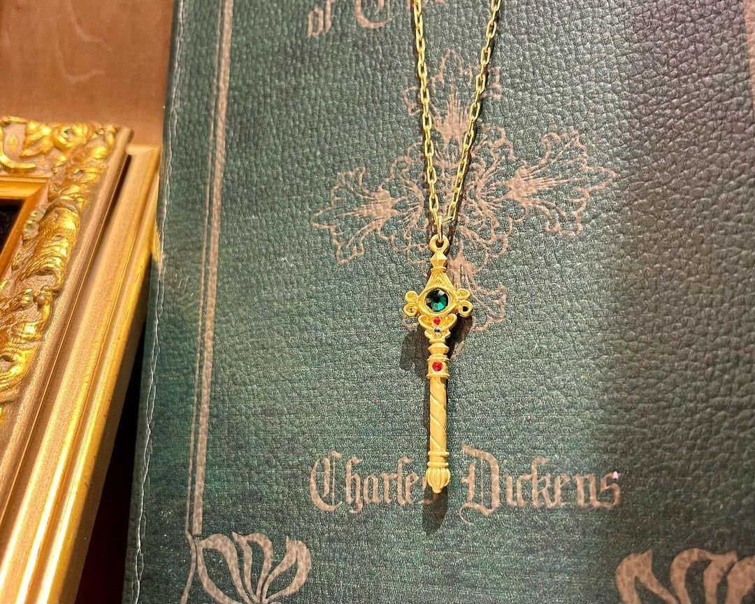 Official Ghibli Howls Moving Castle Necklace • Howl's Room Scepter • Handmade Japanese Jewelry - Image 8