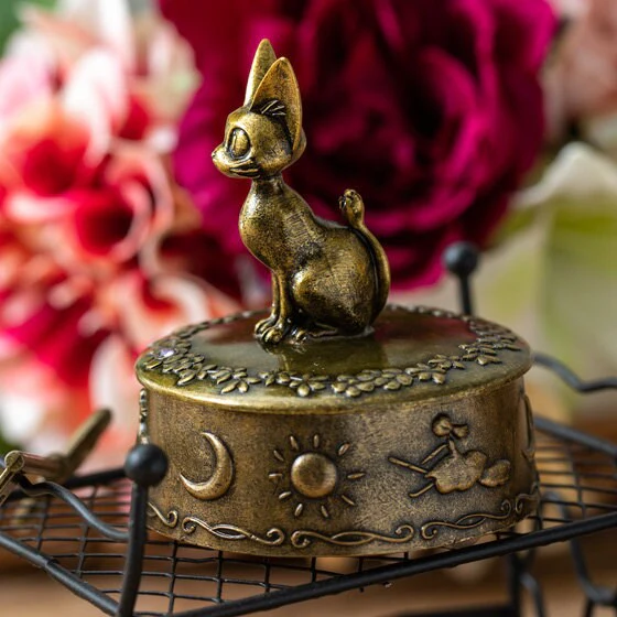 Official Ghibli Jiji Jewelry Box/Figure • Kikis Delivery Service Figurine/Statue/Replica/Interior Home Decor - Image 5