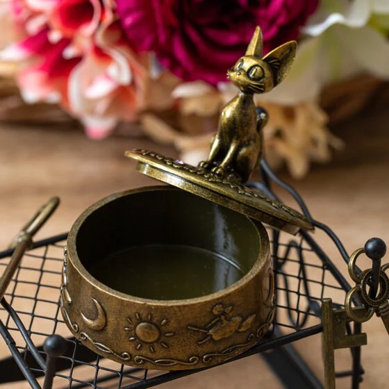 Official Ghibli Jiji Jewelry Box/Figure • Kikis Delivery Service Figurine/Statue/Replica/Interior Home Decor - Image 6