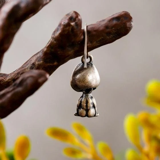 Official Ghibli Mononoke Kodama Earrings Set of 2 • Princess Mononoke Japanese Handmade Jewelry - Image 6