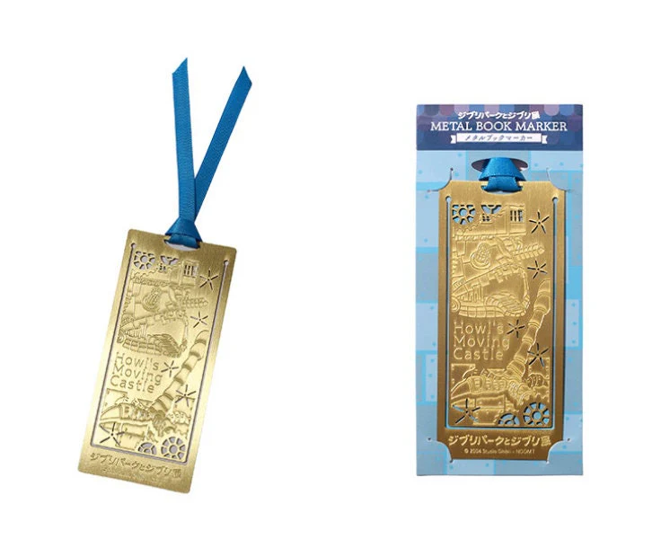 Official Ghibli Metal Bookmark • Totoro, Spirited Away, Howls Moving Castle Book Marker/Ribbon • Japanese Stationery - Image 3