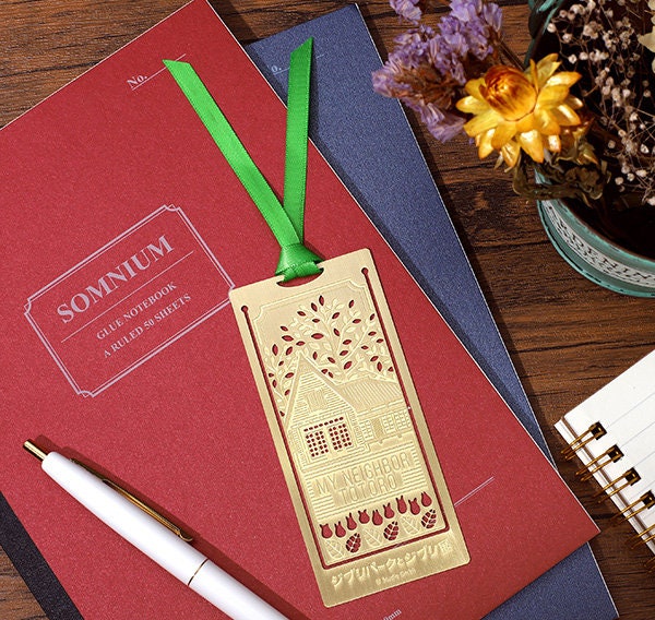 Official Ghibli Metal Bookmark • Totoro, Spirited Away, Howls Moving Castle Book Marker/Ribbon • Japanese Stationery - Image 4